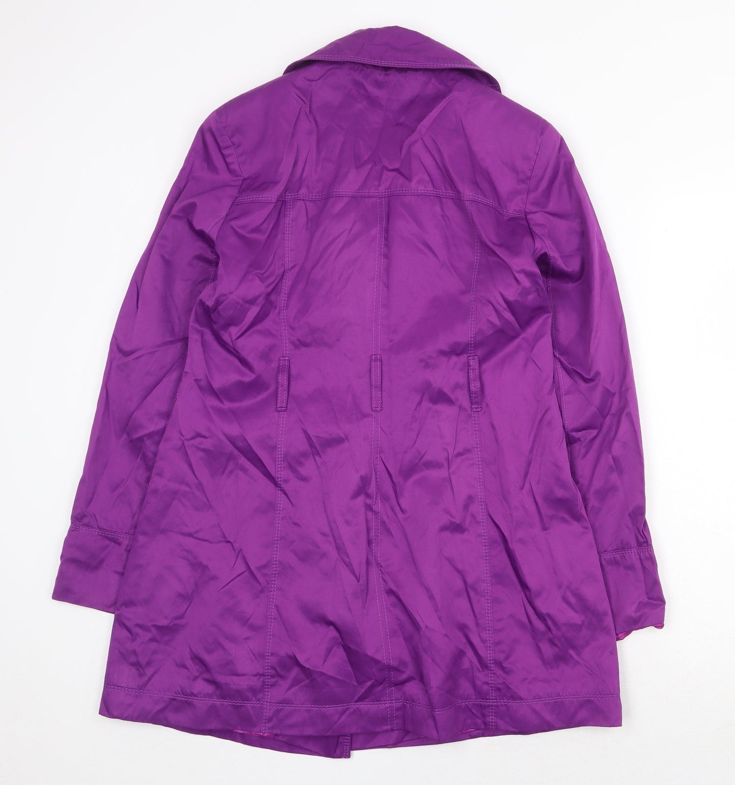 Womens UK Size 12 BHS Purple Overcoat