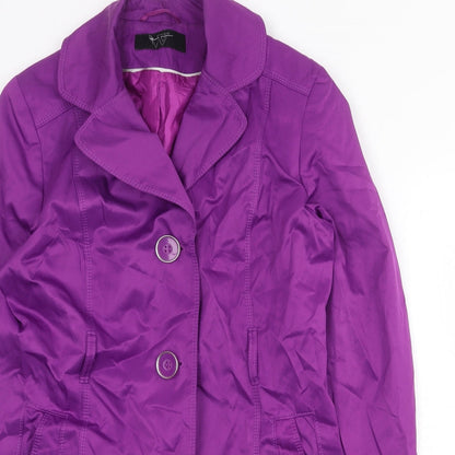Womens UK Size 12 BHS Purple Overcoat