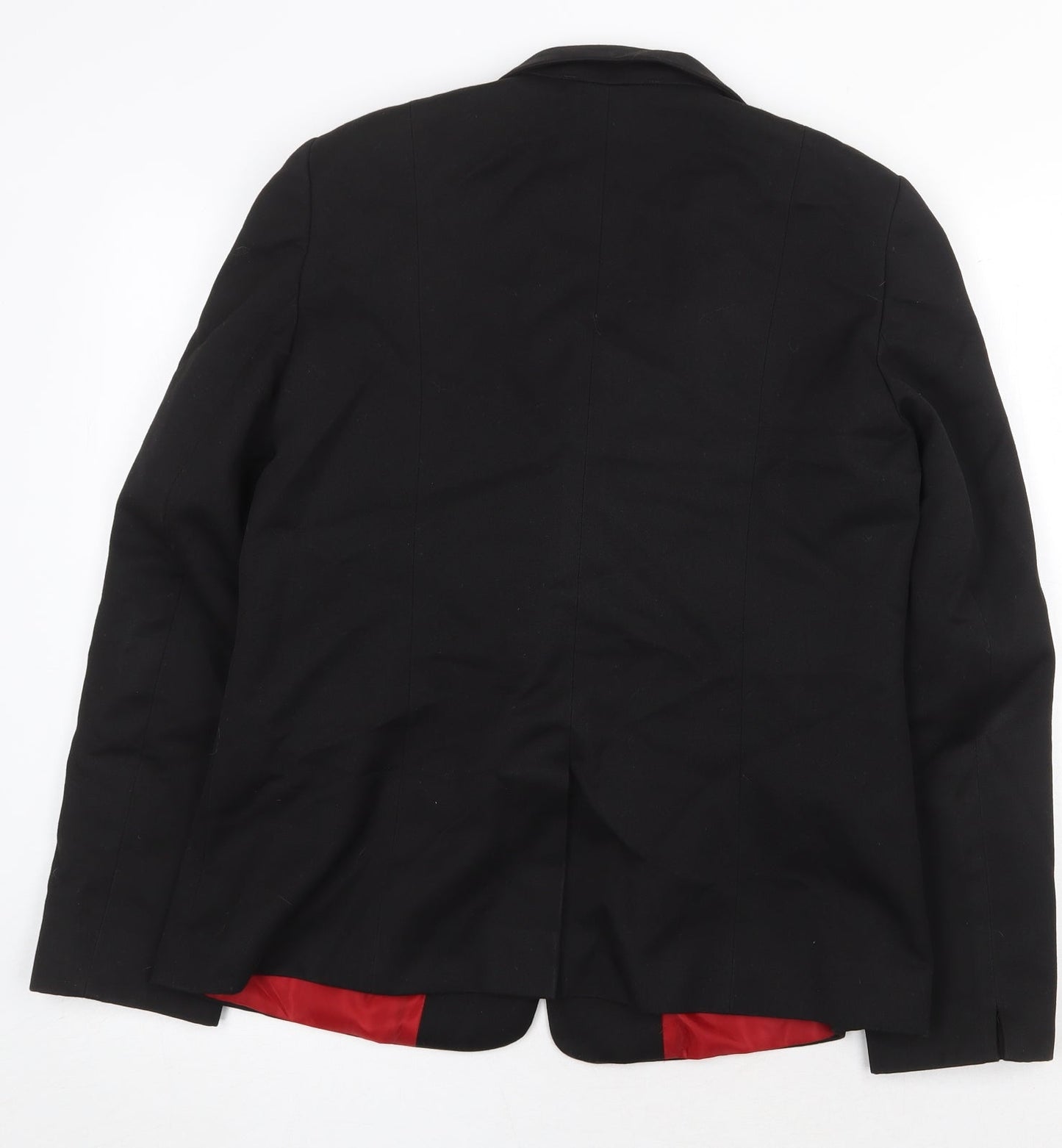 Stevensons Womens Black Jacket Blazer Size 12 Button