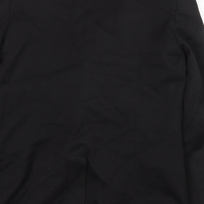 Stevensons Womens Black Jacket Blazer Size 12 Button