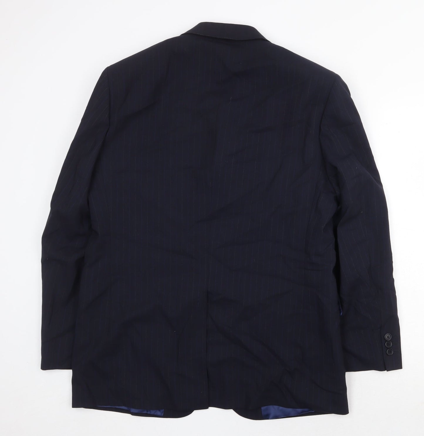 Mens UK Size 40 Marks and Spencer Regular Blue Suit Jacket