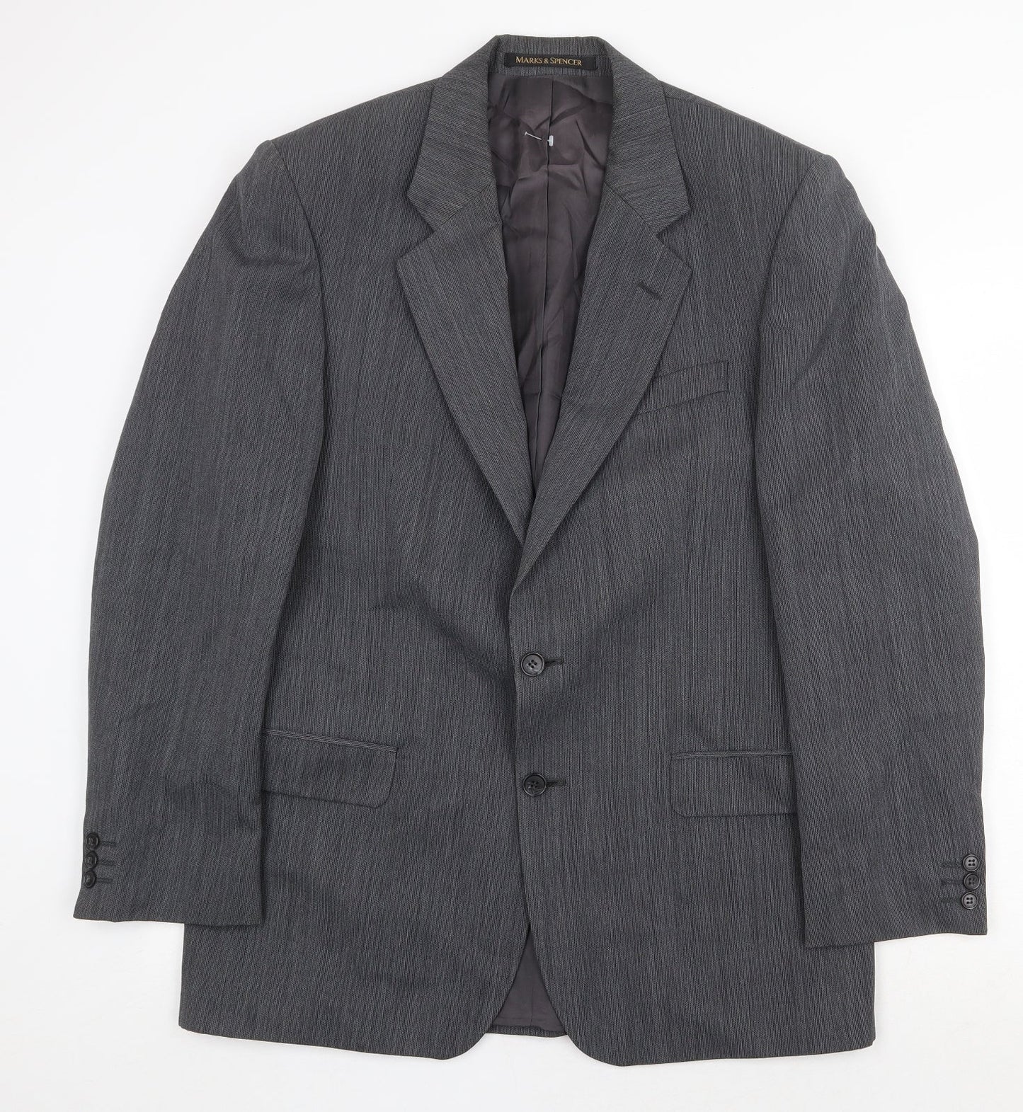 Mens UK Size 40 Marks and Spencer Regular Grey Suit Jacket