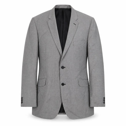 Mens UK Size 46 Burton Regular Grey Suit Jacket