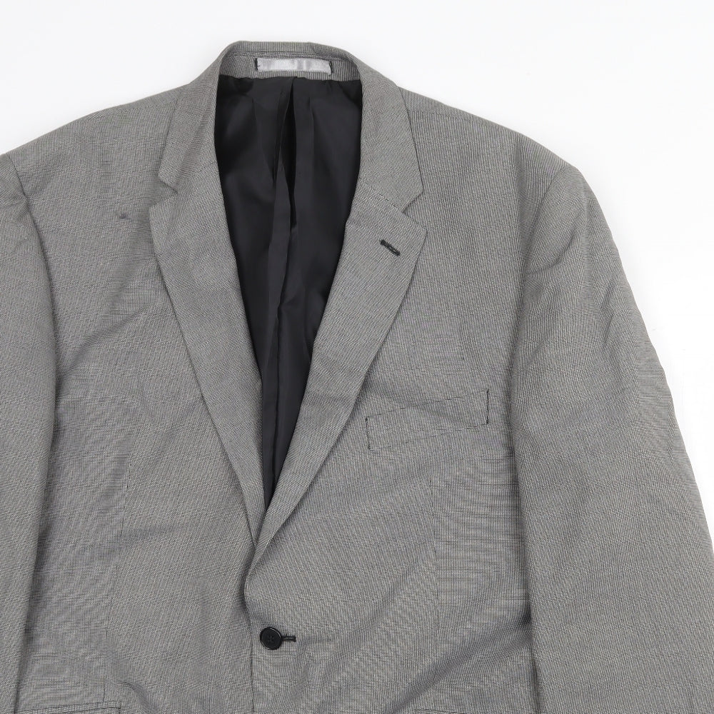 Mens UK Size 46 Burton Regular Grey Suit Jacket
