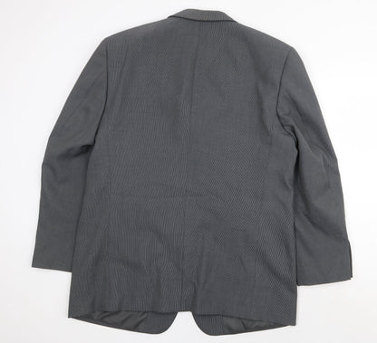 Taylor and Wright Mens Grey Polyester Jacket Suit Jacket Size 44 Regular