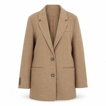 Womens UK Size S H&M Beige Overcoat