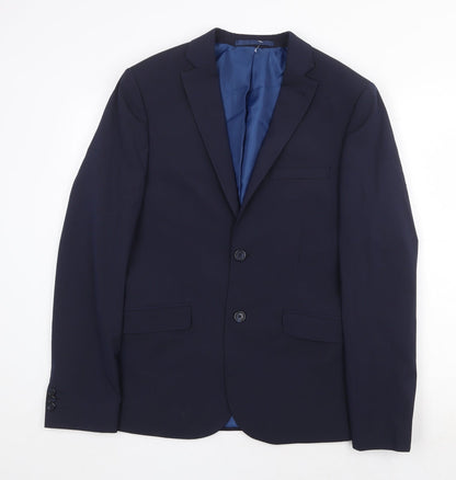 Mens UK Size 38 Marks and Spencer Regular Blue Suit Jacket