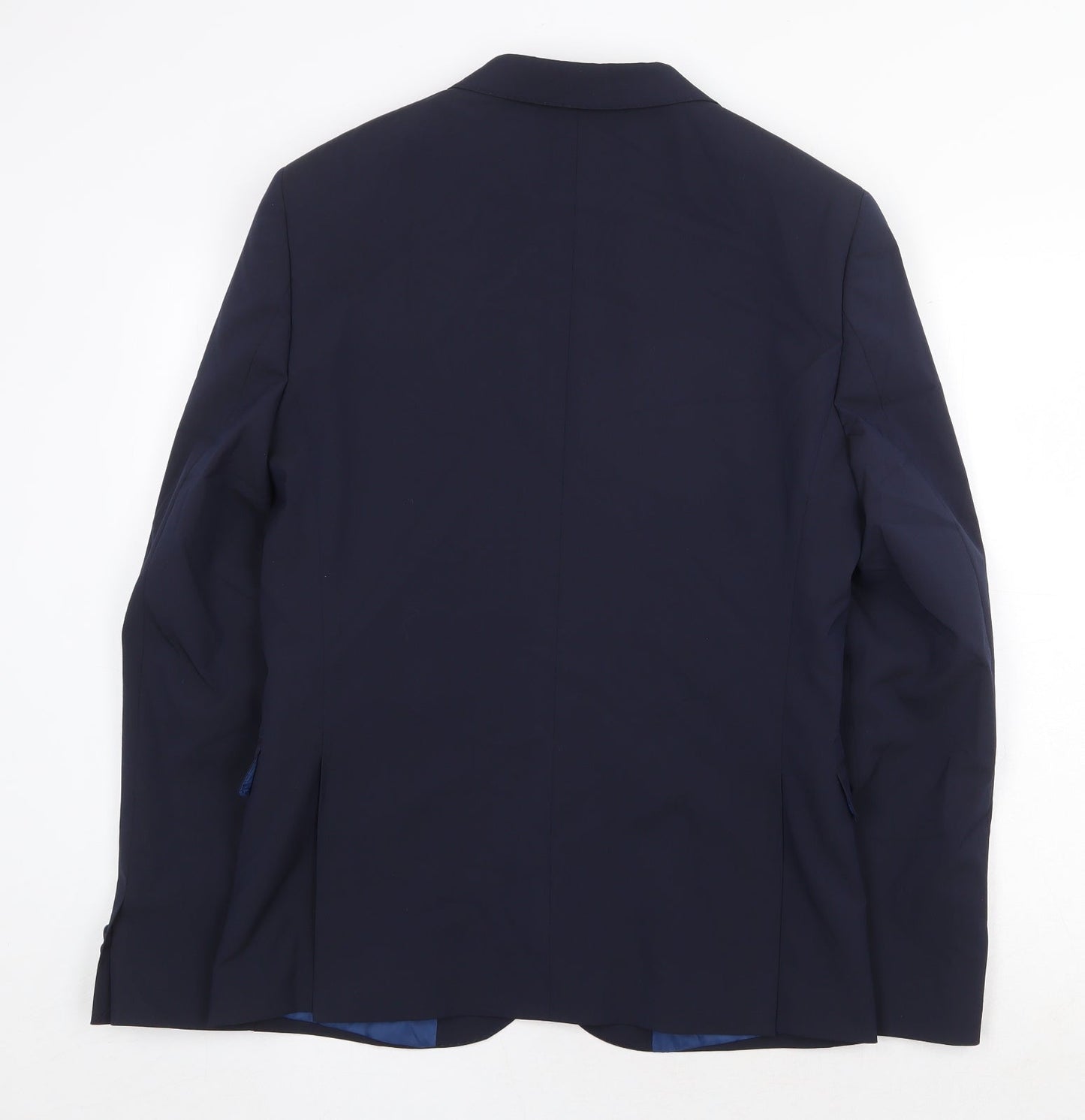 Mens UK Size 38 Marks and Spencer Regular Blue Suit Jacket