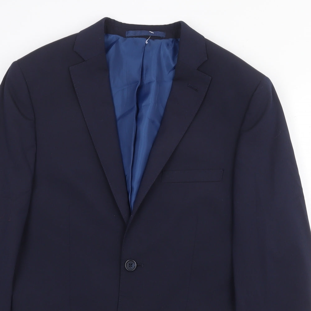 Mens UK Size 38 Marks and Spencer Regular Blue Suit Jacket