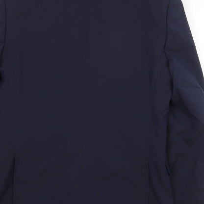 Mens UK Size 38 Marks and Spencer Regular Blue Suit Jacket