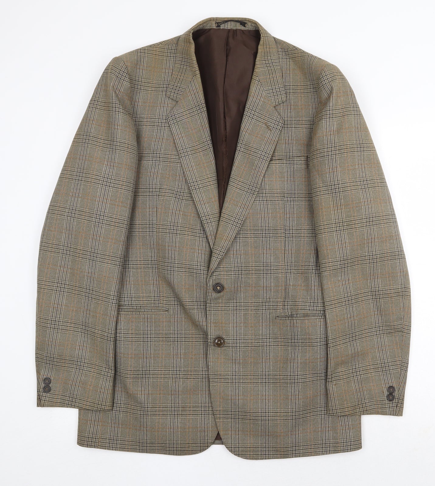 Mens UK Size 40 Dunn & Co Regular Brown Suit Jacket