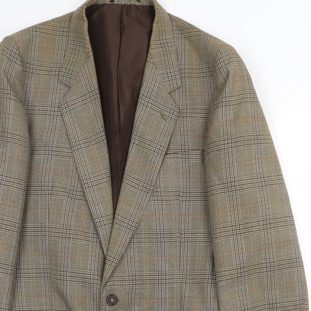 Mens UK Size 40 Dunn & Co Regular Brown Suit Jacket
