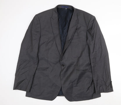 Mens UK Size 44 NEXT Regular Grey Suit Jacket