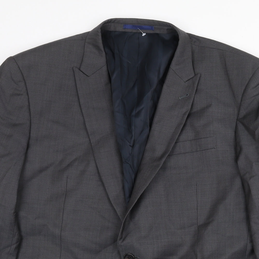 Mens UK Size 44 NEXT Regular Grey Suit Jacket