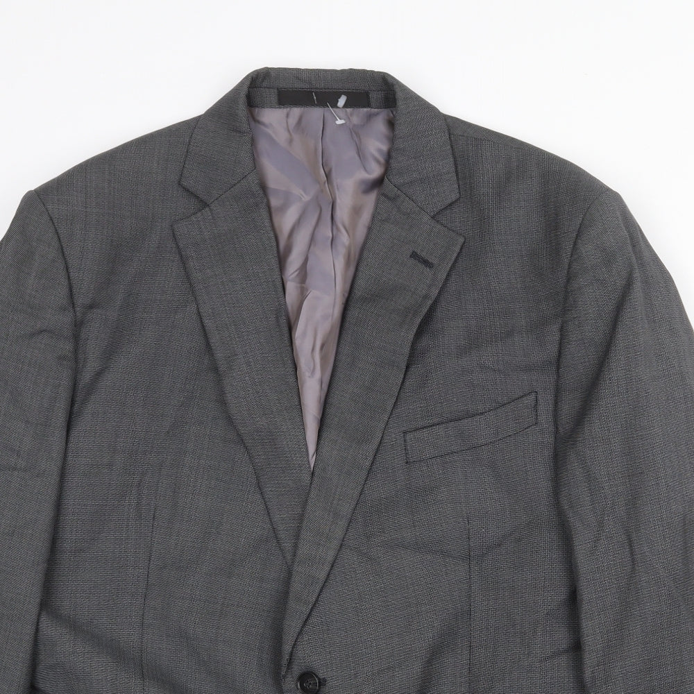 Mens UK Size 44 Marks and Spencer Regular Grey Suit Jacket