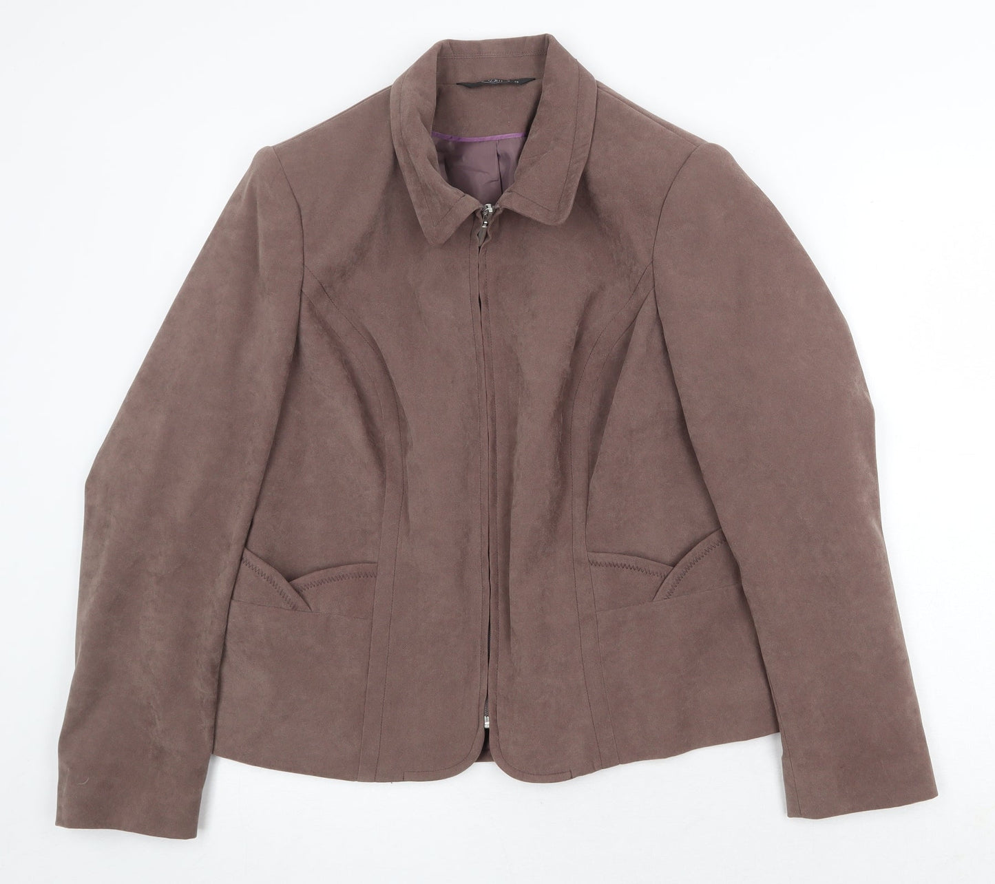 Womens UK Size 14 Bonmarché Brown Jacket