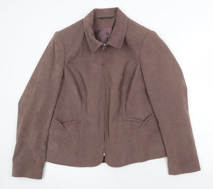 Womens UK Size 14 Bonmarché Brown Jacket