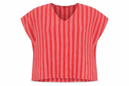 Womens UK Size M Zara Red Basic Blouse