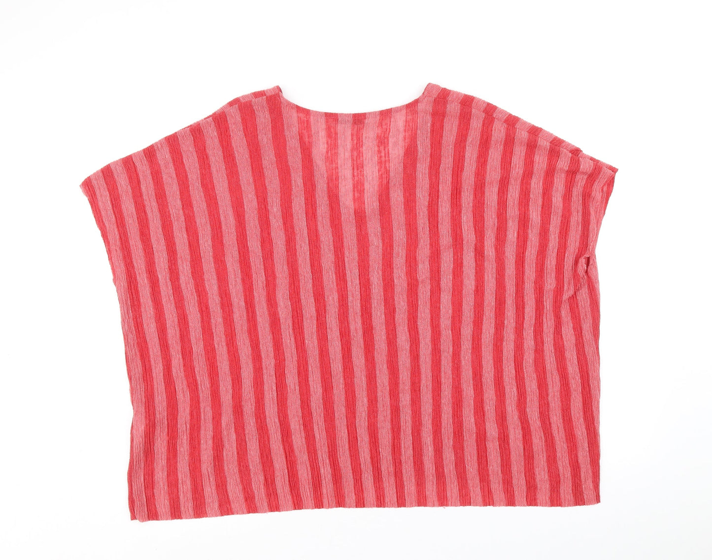 Womens UK Size M Zara Red Basic Blouse