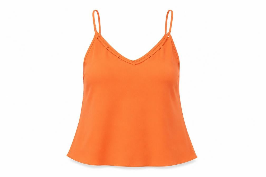Womens UK Size 6 River Island Orange Camisole Tank
