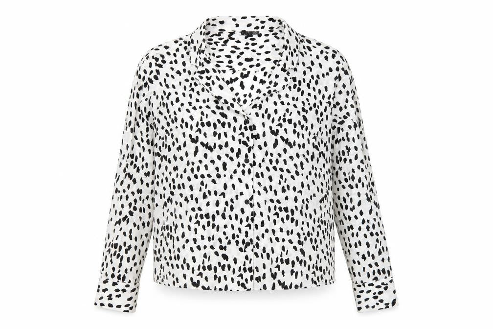 Womens UK Size 12 Topshop White Basic Button-Up