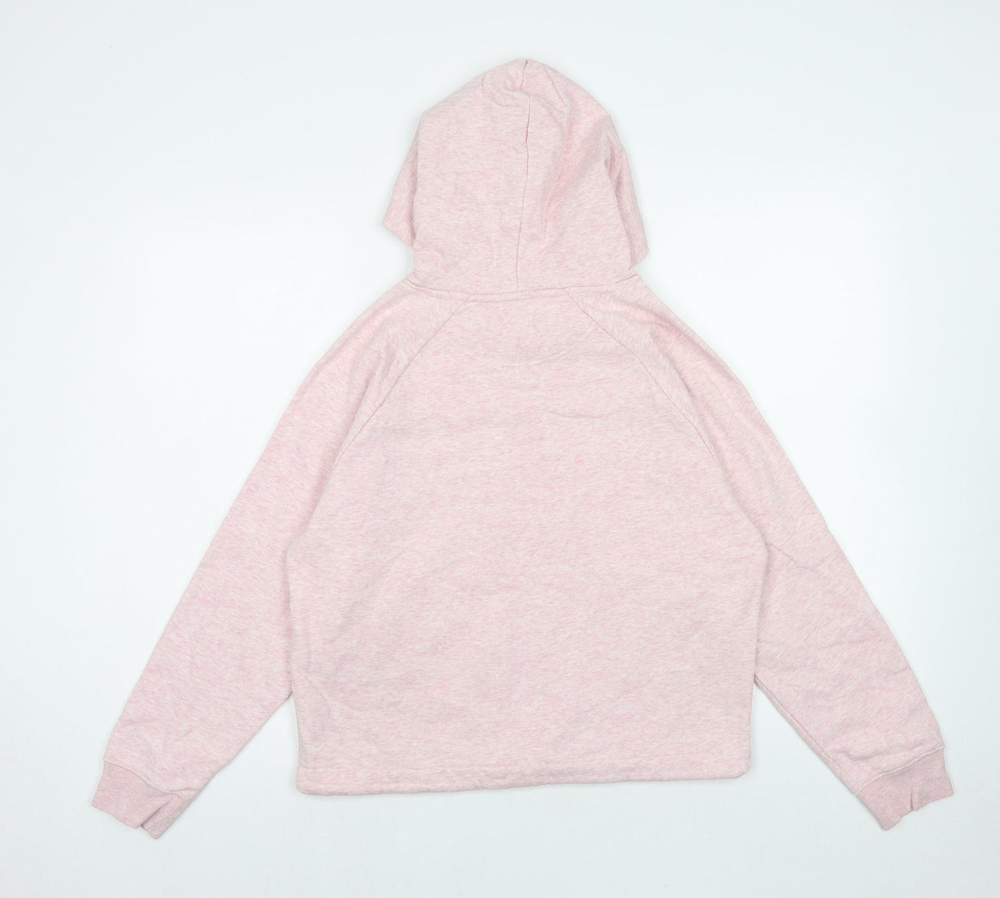Stanley Womens Pink Cotton Pullover Hoodie Size S Pullover - French Slogan, Cropped
