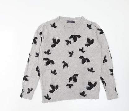Womens UK Size 10 Marks and Spencer Grey Pullover Jumper