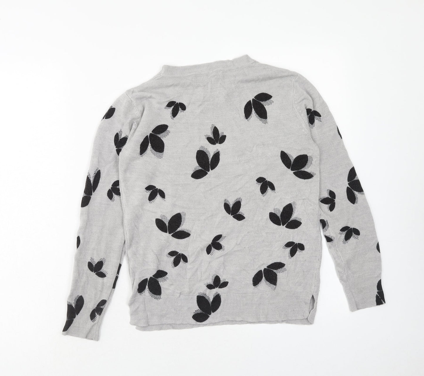 Womens UK Size 10 Marks and Spencer Grey Pullover Jumper