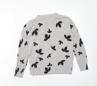 Womens UK Size 10 Marks and Spencer Grey Pullover Jumper