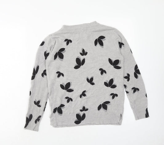 Womens UK Size 10 Marks and Spencer Grey Pullover Jumper