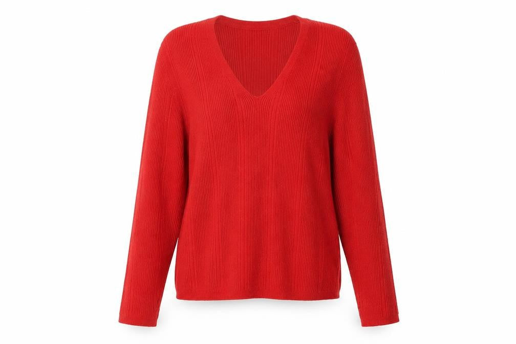 Womens UK Size 14 Marks and Spencer Red Pullover Jumper