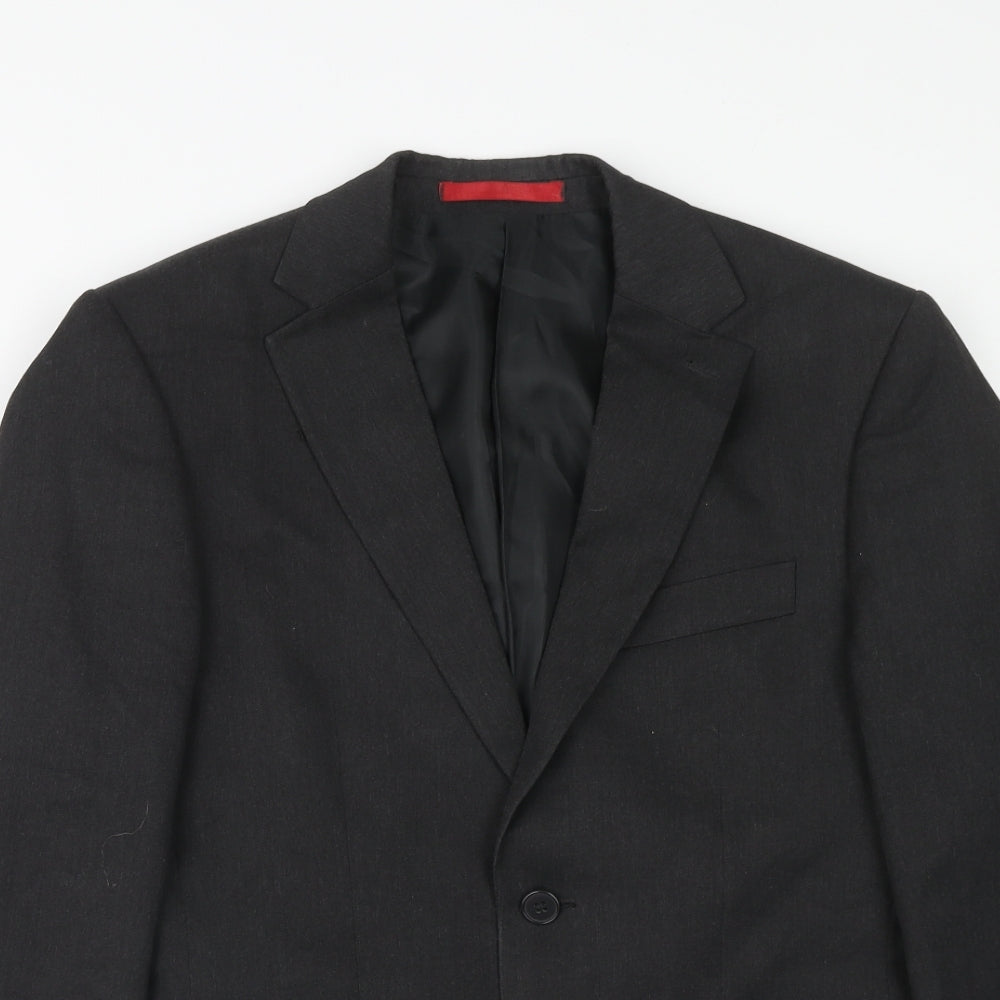 Mens UK Size 34 Burton Regular Grey Suit Jacket