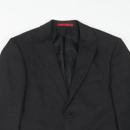 Mens UK Size 34 Burton Regular Grey Suit Jacket