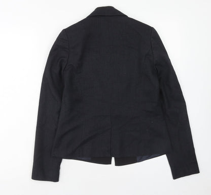 Atmosphere Womens Blue Polyacrylate Fibre Jacket Blazer Size 8