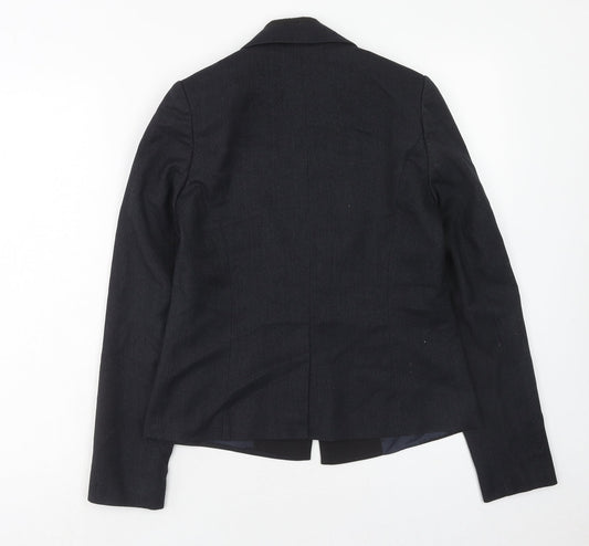 Atmosphere Womens Blue Polyacrylate Fibre Jacket Blazer Size 8