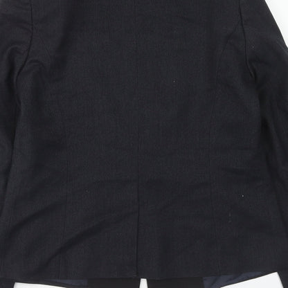 Atmosphere Womens Blue Polyacrylate Fibre Jacket Blazer Size 8