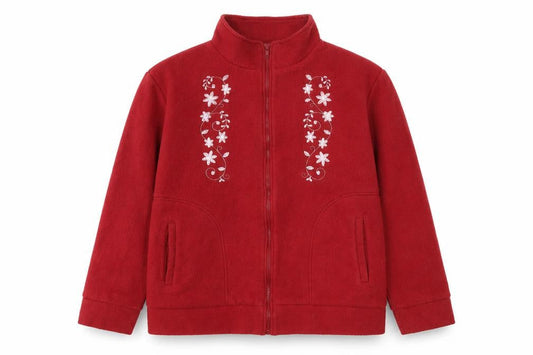 Womens UK Size M Anne De Lancay Red Jacket
