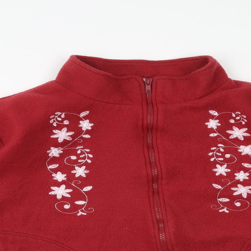 Womens UK Size M Anne De Lancay Red Jacket