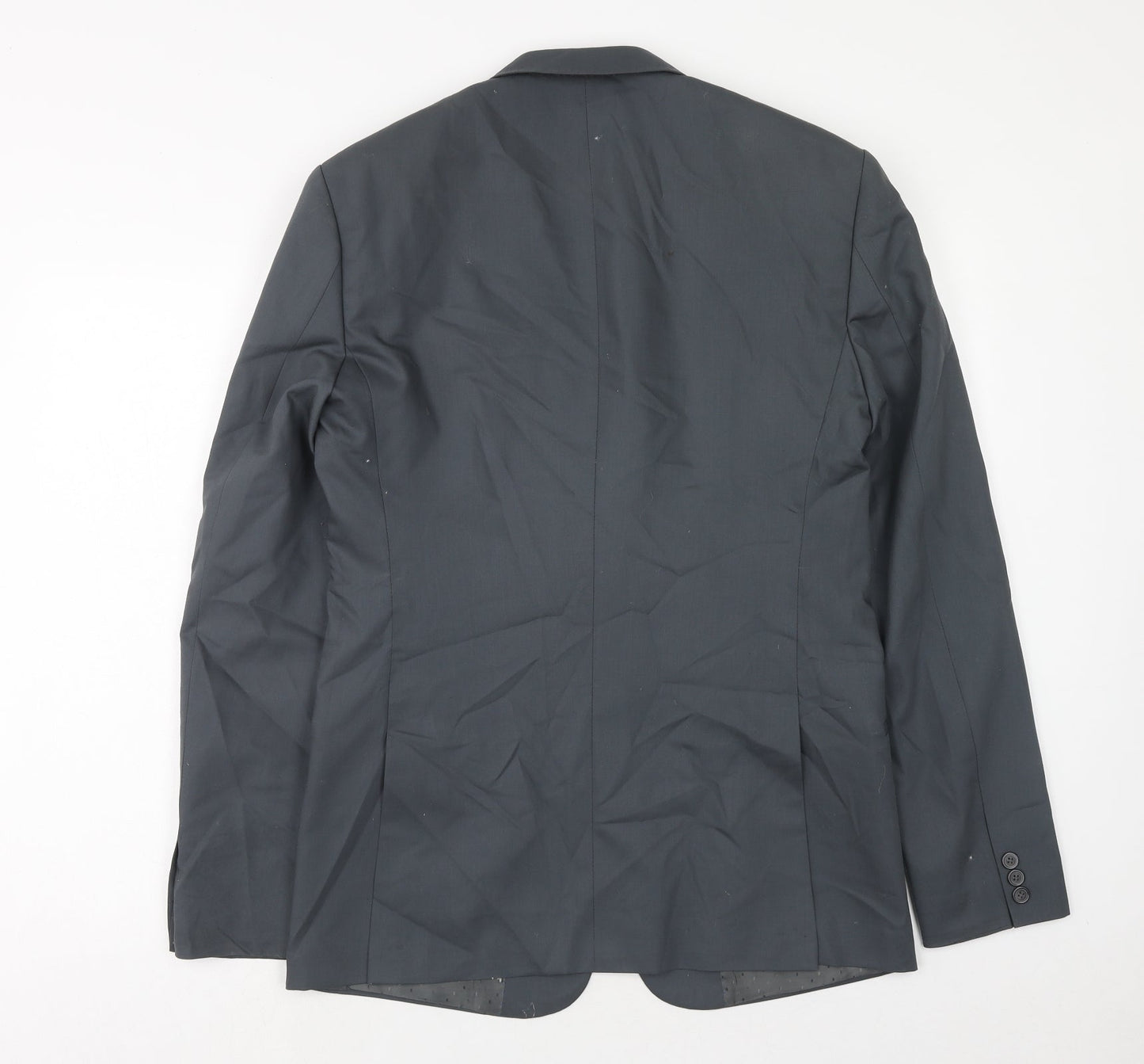 Mens UK Size 36 Preworn Regular Grey Suit Jacket