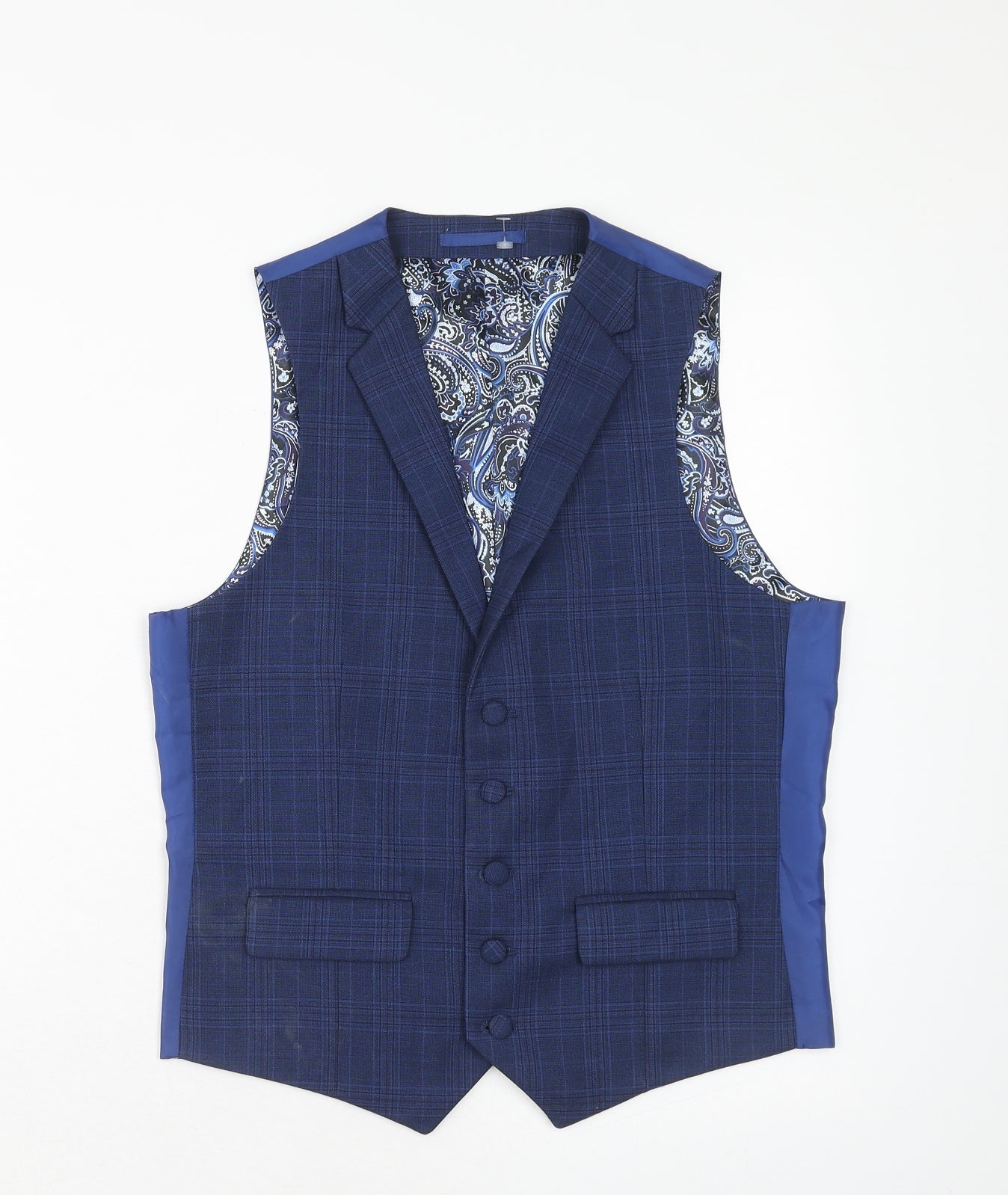 Mens UK Size 36 OneSix5ive Regular Blue Suit Jacket