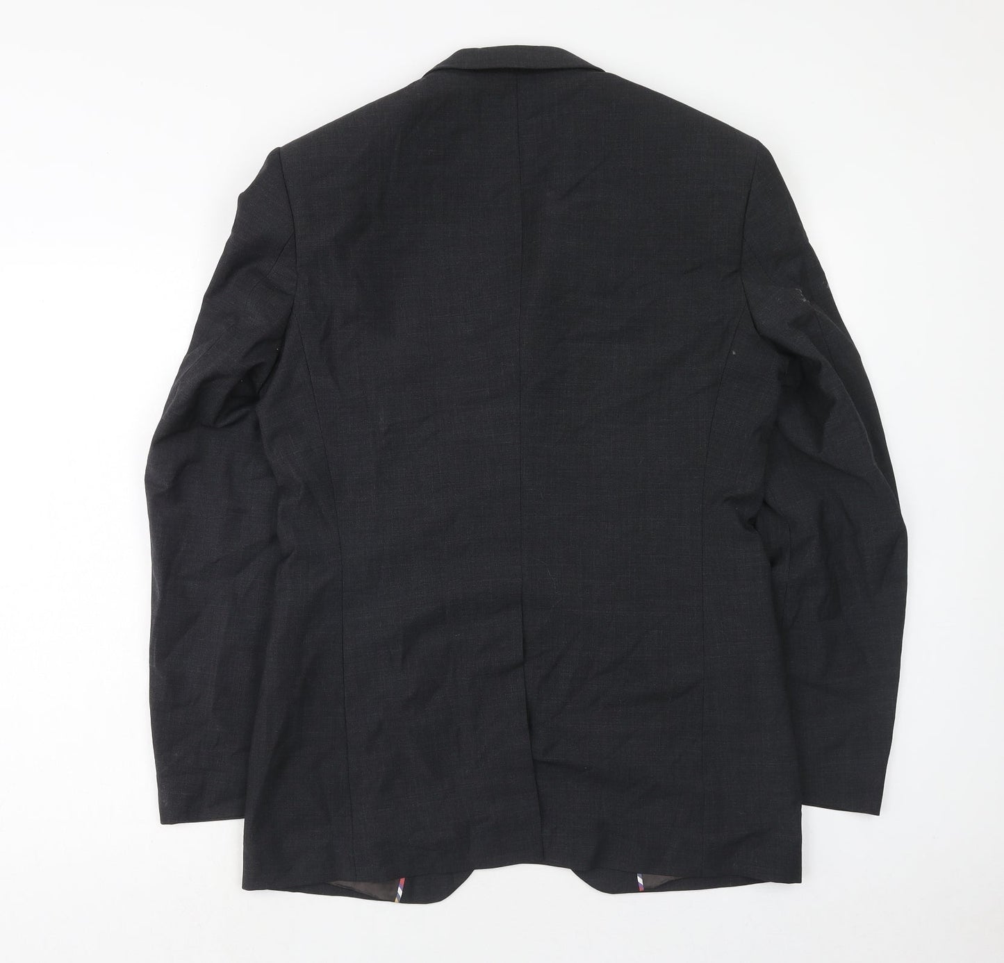 Autograph Mens Grey Wool Jacket Suit Jacket Size 38 Regular