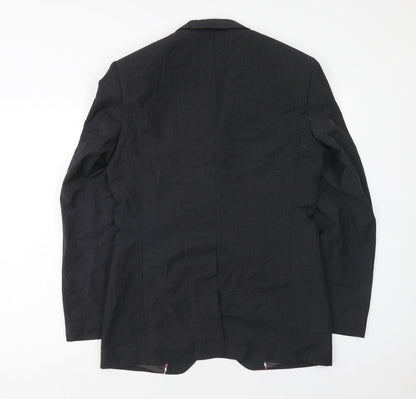 Autograph Mens Grey Wool Jacket Suit Jacket Size 38 Regular