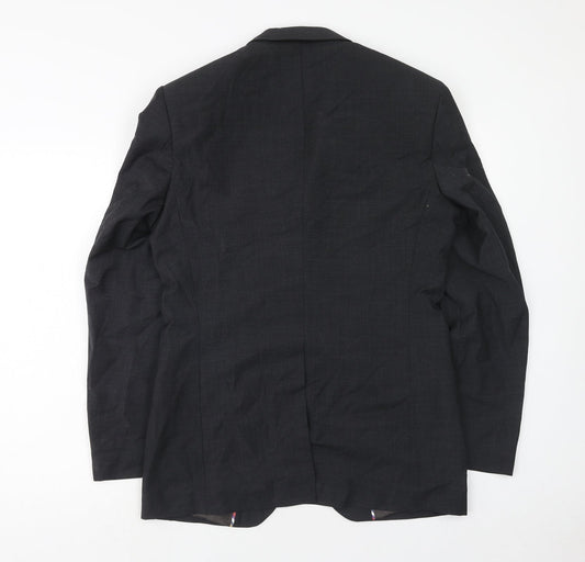 Autograph Mens Grey Wool Jacket Suit Jacket Size 38 Regular