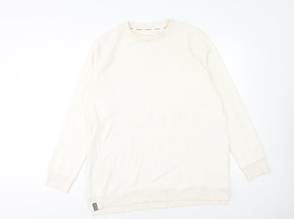 Womens UK Size M Marks and Spencer Ivory Pullover Sweatshirt