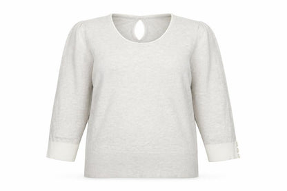 Womens UK Size 12 M&Co Beige Pullover Jumper