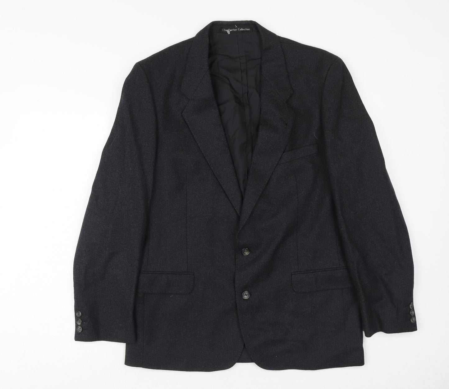 Mens UK Size 40 Burton Regular Grey Suit Jacket