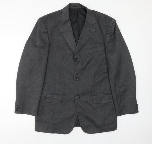 Mens UK Size 40 Sequel Regular Grey Suit Jacket