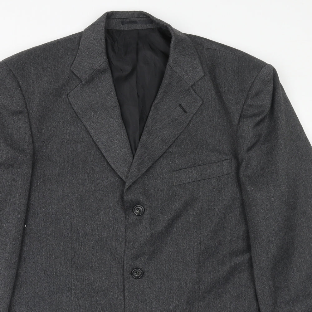 Mens UK Size 40 Sequel Regular Grey Suit Jacket