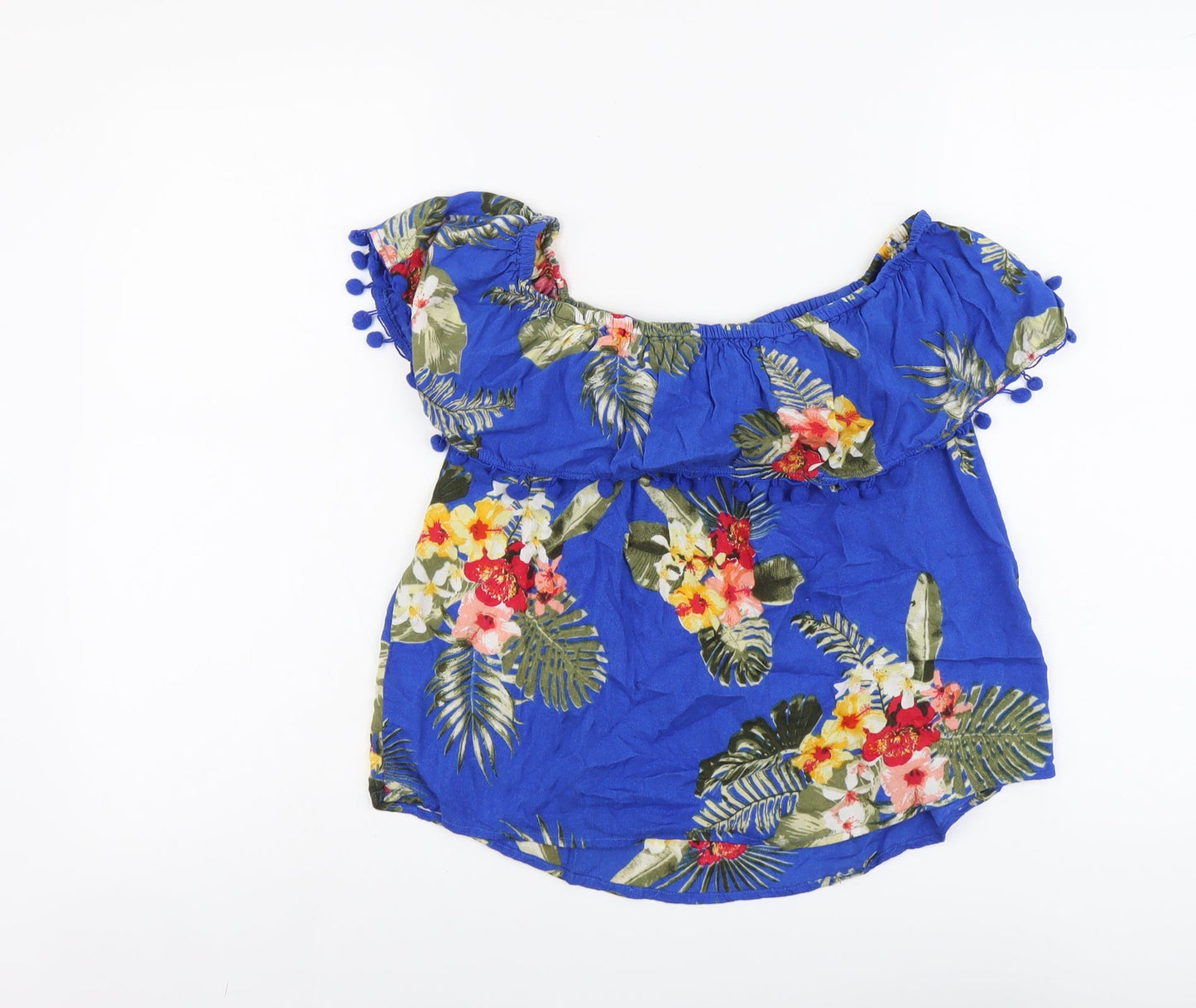 Womens UK Size 12 Select Blue Basic Blouse
