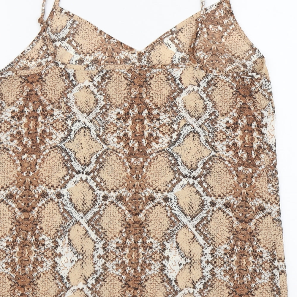 Womens UK Size 12 Marks and Spencer Beige Camisole Tank